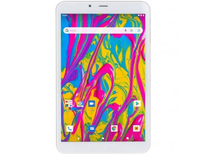 Dotykový tablet Umax VisionBook T8 3G (UMM240T8) / 8" / 16GB/2GB / 1280 × 800 px / stříbrná / bílá / ZANOVNI