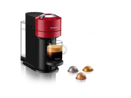 Kapslový kávovar Krups XN910510 Nespresso Vertuo Next / 1500W / 1.1 l / červená / ZÁNOVNÍ