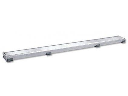 Lineární odtokový sprchový žlab / 70 cm / 26 l/min. / ABS plast / nerezová ocel / stříbrná