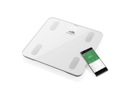 Osobní digitální váha ETA Vital Fit 6781 90000 / nosnost 180 kg / přesnost na 100 g / 3x AAA baterie / bílá