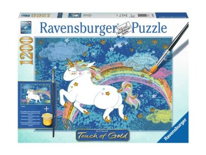 Puzzle Ravensburger Šťastný jednorožec 1200 dílků
