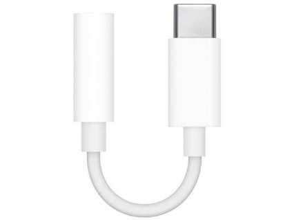 ORIGINÁL redukce Apple USB-C/3,5mm jack / MU7E2ZM/A / bílá