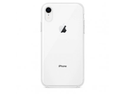 Kryt na mobil Apple Clear Case pro iPhone XR (MRW62ZM/A) / průhledná / POŠKOZENÝ OBAL