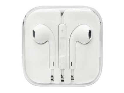 ORIGINÁLNÍ sluchátka Apple EarPods 3,5mm / MNHF2ZM/A/ bílá / ZÁNOVNÍ