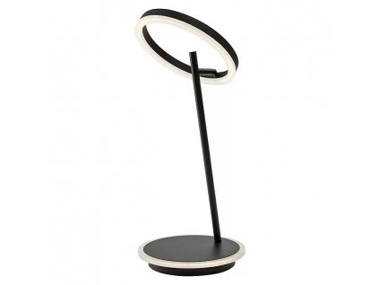 LED stolní lampa Ring Ø 20 cm, 18 W, 1 900 lm / hliník / černá