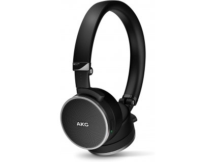 Bezdrátová sluchátka s potlačením hluku AKG N60NC na uši s cestovním pouzdrem / černá / ROZBALENO