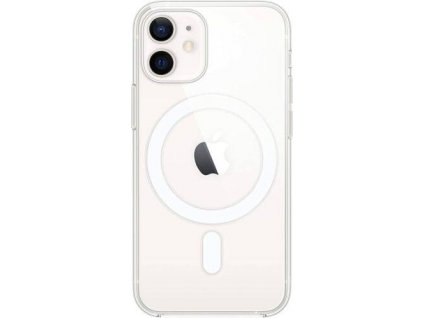 Silikonové pouzdro na Apple iPhone 13 mini s MagSafe / čirá / POŠKOZENÝ OBAL