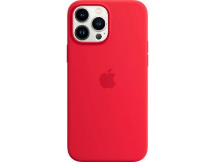 Silikonové pouzdro na Apple iPhone 13 Pro Max s MagSafe / červená / POŠKOZENÝ OBAL