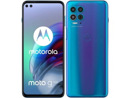 Mobilní telefon Motorola Moto G100 Iridescent Ocean / 8 GB/128 GB / 6,7" / 2520 x 1080 px / f 1.7 / modrá / ROZBALENO