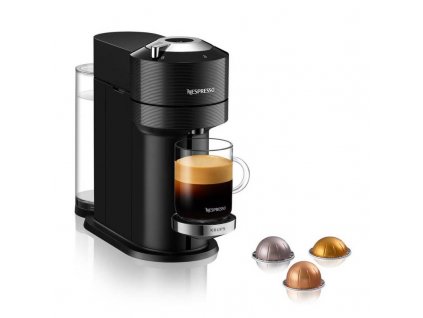 Kapslový kávovar Espresso Krups Nespresso Vertuo Next XN910810 / 1500 W / 1,1 l / černá / ZÁNOVNÍ