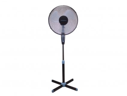 Stojanový ventilátor BEPER / Ø 40cm / 3 rychlosti / oscilace / osvětlení / 35 W / černá / ZÁNOVNÍ