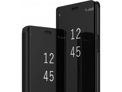 Pouzdro 18eay pro Samsung Galaxy S8 Flip / zrcadlo / černá