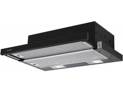 Komínový odsavač par Faber FLEXA HIP NG BK A60 / 140 W / 60 cm / 3 rychlosti / 69 dB / černá / ROZBALENO