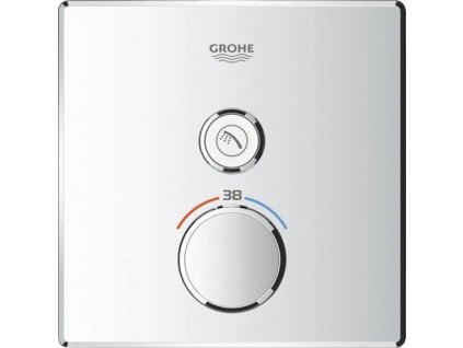 Termostatická podomítková sprchová baterie Grohtherm Smart Control 29123000 / chrom / stříbrná / ROZBALENO