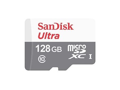 Paměťová karta SanDisk Ultra microSDXC 128GB / 100R/20W / UHS-I