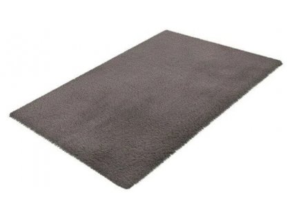 Koupelnový koberec Happy / 40 x 60 cm / 100% polyester / šedá
