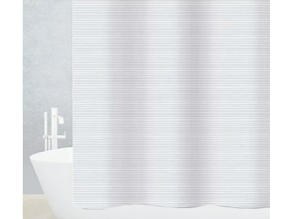 Sprchový závěs Diaqua Linea 180 x 240 cm / textil / bílá