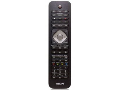 Univerzální dálkový ovladač Philips SRP5016/10 / dosah 10 m / 2× AAA baterie / černá