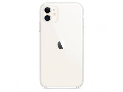 Kryt na mobil Apple pro iPhone 11 MWVG2ZM/A / silikon / průhledná / ROZBALENO