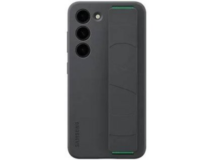 Ochranný silikonový kryt na mobilní telefon Samsung Galaxy S23 / černá
