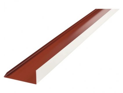 Závětrná základní lišta Precit Roof 3009 / 1000 x 100 mm / oxidovaná červená