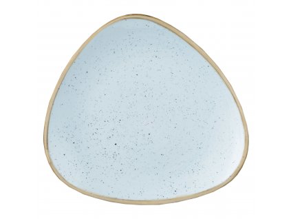 Trojúhelníkový talíř Churchill Stonecast Duck Egg / 31 cm / modrá / ROZBALENO