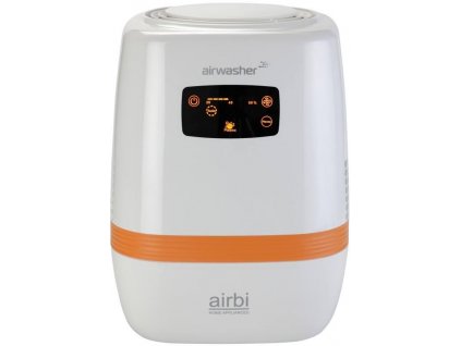 Čistička vzduchu Airbi AIRWASHER / pro místnosti do 45 m² / bílá / oranžová / ZÁNOVNÍ