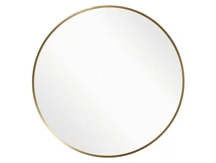 Kulaté zrcadlo na stěnu Levi Ø 80 cm / zlatá / POŠKOZENÝ OBAL