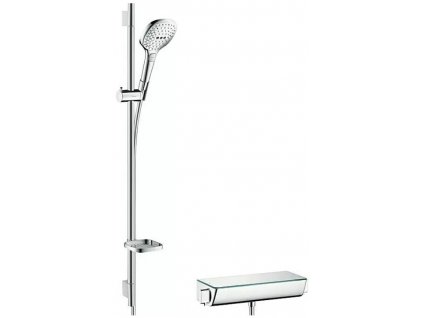 Sprchový set Hansgrohe Raindance Select E 120 / Ecostat Select / 15 l/min. / 3 proudy / chrom