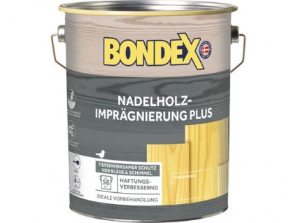 Kompaktní lazura na dřevo Bondex Softwood Plus / 4 l / bezbarvá