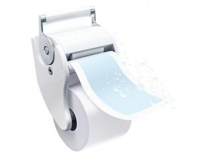 Držák toaletního papíru s funkcí zvlhčování Merx / plast / bílá