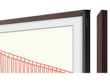 Výměnný rámeček Samsung pro Frame TV s úhlopříčkou 50" 2021 / VG-SCFA50BWBXC / rovný design / hnědá / POŠKOZENÝ OBAL