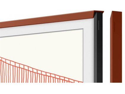 Výměnný rámeček Samsung (VG-SCFA65TRCXC) pro Frame TV (2021) / 65" / zkosený design / cihlová / POŠKOZENÝ OBAL