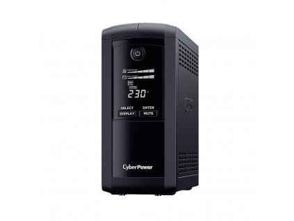 Záložní zdroj CyberPower Systems Value PRO SERIE GreenPower UPS VP700E(I)LCD / 700 VA / 390 W / IEC / černá / POŠKOZENÝ OBAL