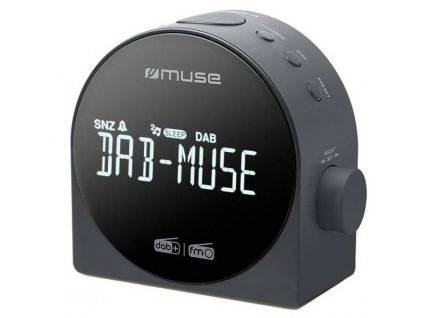 Radiobudík MUSE M-185 CDB / tuner DAB+/FM / černá / šedá / POŠKOZENÝ OBAL