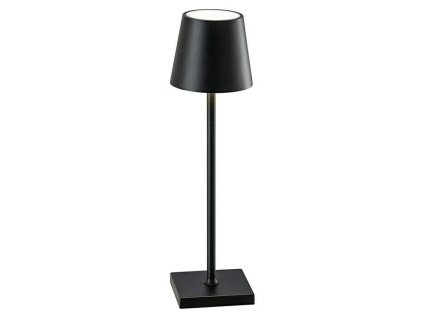 Bezdrátová dobíjecí stolní LED lampa Mira / stmívatelná / černá