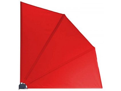 Skládací sluneční clona Kesser / 100% polyester / červená