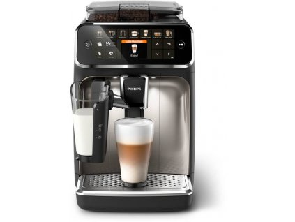 Automatický kávovar Espresso Philips EP5447/90 Series 5400 LatteGo / 1500 W / 1,8 l / 275 g / 15 bar / černá / ROZBALENO
