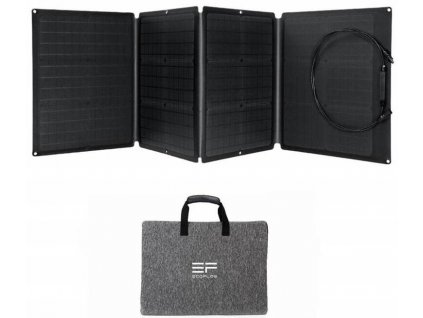Solární panel EcoFlow 110W / 1ECO1000-02 / černá / šedá / ROZBALENO