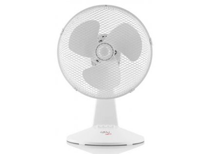 Stolní ventilátor Gallet Lestre VEN64 / 30 W / 60 dB / Ø 30 cm / 3 rychlosti / 3 lopatky / oscilace / bílá / ROZBALENO