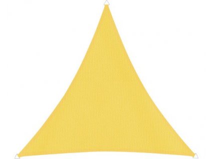 Sluneční clona WindHager Cannes / 3 x 3 x 3 m / polyester / žlutá