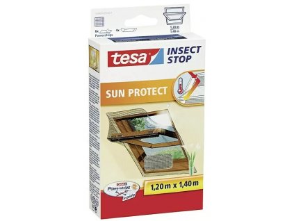 Moskytiéra Tesa Insect stop na střešní okno / 1,2 x 1,4 m / černá