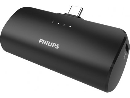 Power banka Philips DLP2510V/04 / 2500 mAh / černá / POŠKOZENÝ OBAL