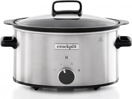 Pomalý hrnec CrockPot CSC085X / 3,5 l / 3 nastavení teploty / hliníková nádoba / nerez