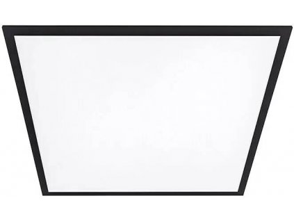 Stropní LED panel 38 W / hliník / černá / ROZBALENO