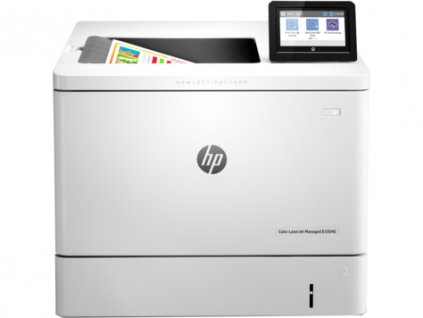 Multifunkční laserová tiskárna HP Color LaserJet Managed E55040dw / rychlost tisku až 40 str./min. / bílá