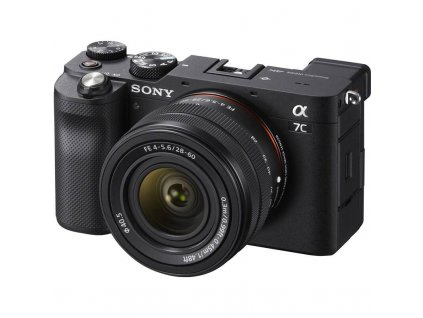 Digitální fotoaparát Sony Alpha 7C + objektiv 28-60 mm / 24,2 Mpx / f/4.0-f/5.6 / černá / ROZBALENO