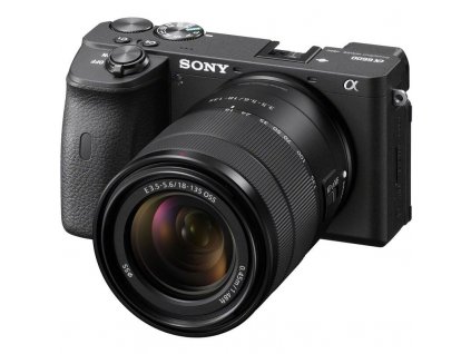 Digitální fotoaparát Sony Alpha 6600 + objektiv 18-135 / 24,2Mpx CMOS snímač APS-C / obrazový procesor BIONZ X / 4K HDR (HLG) / černá / ZÁNOVNÍ