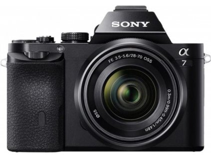 Digitální fotoaparát Sony a7 (Alpha 7) ILCE-7 / 24,3 Mpx / výklopný LCD displej / černá / ZÁNOVNÍ