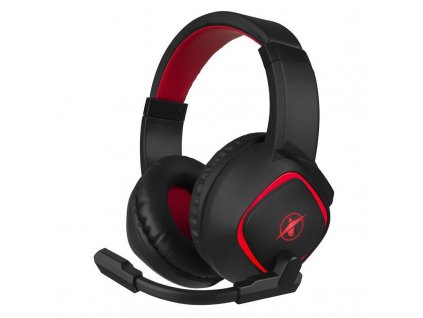 Headset Niceboy ORYX X300 / herní sluchátka/ 20 Hz až 20 kHz / 110 dB / 16 ohm / černá/červená / ZÁNOVNÍ